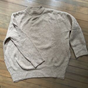 Oversized Beige Sweater